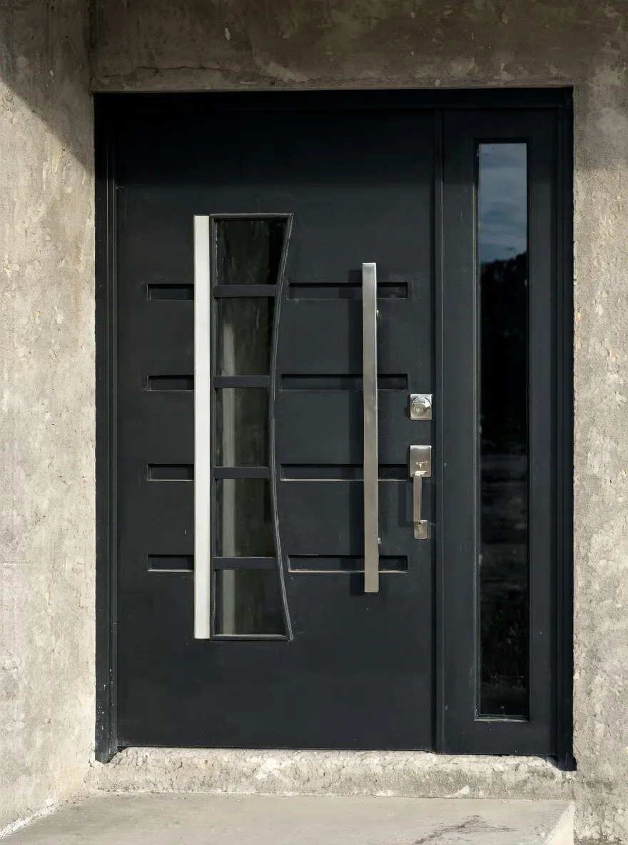 Puerta de Seguridad — trabajo en hierro y acero de Metálicas M-M, Corozal, Sucre